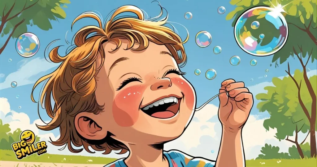 Blowing Bubble Comedy