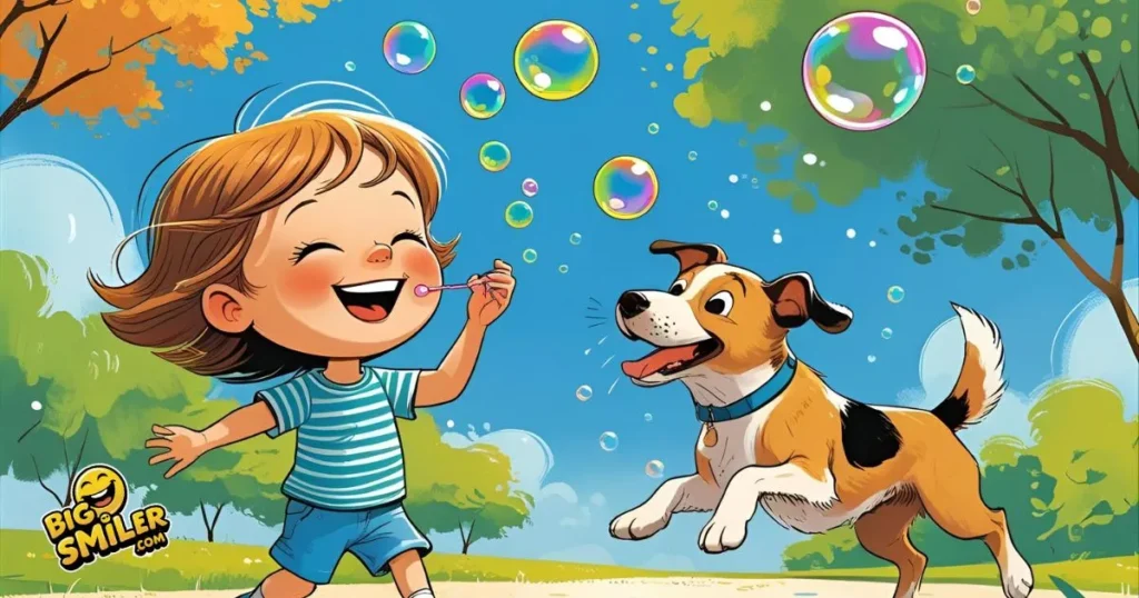 Blowing Bubbles and Popping Puns