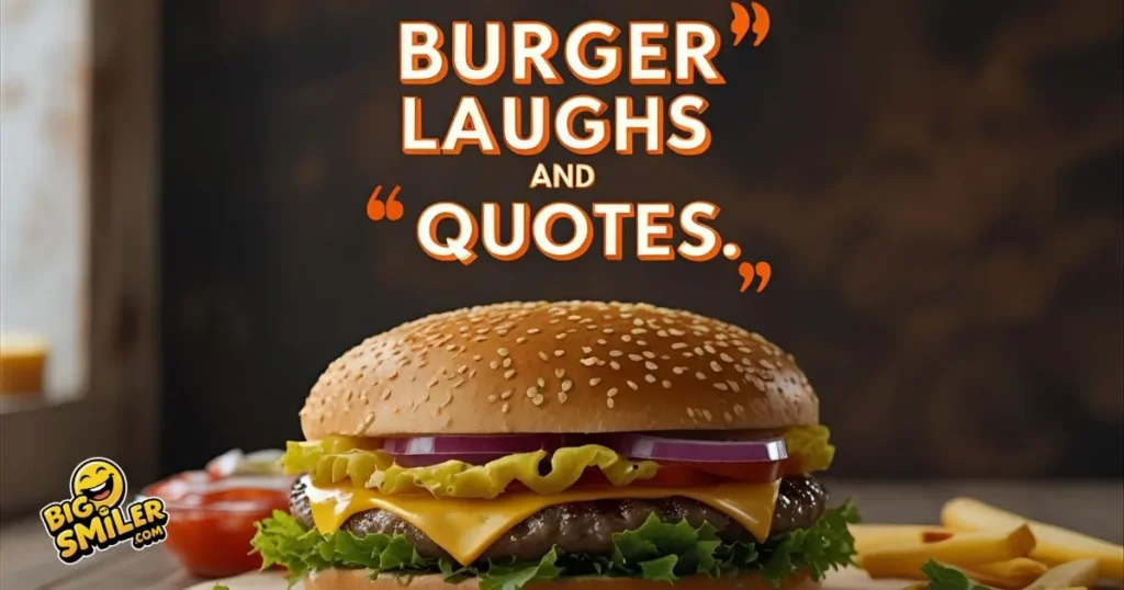 Burger Laughs and Quotes