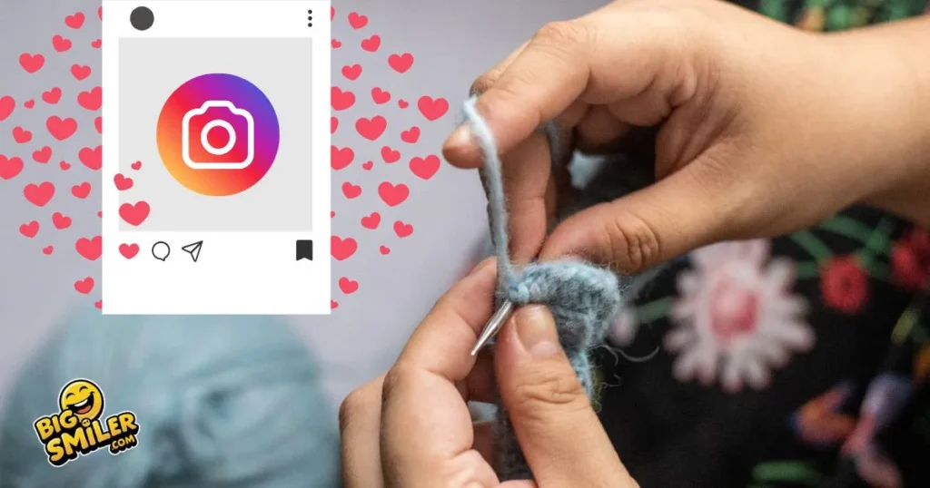 Crafty Knitting Instagram Posts