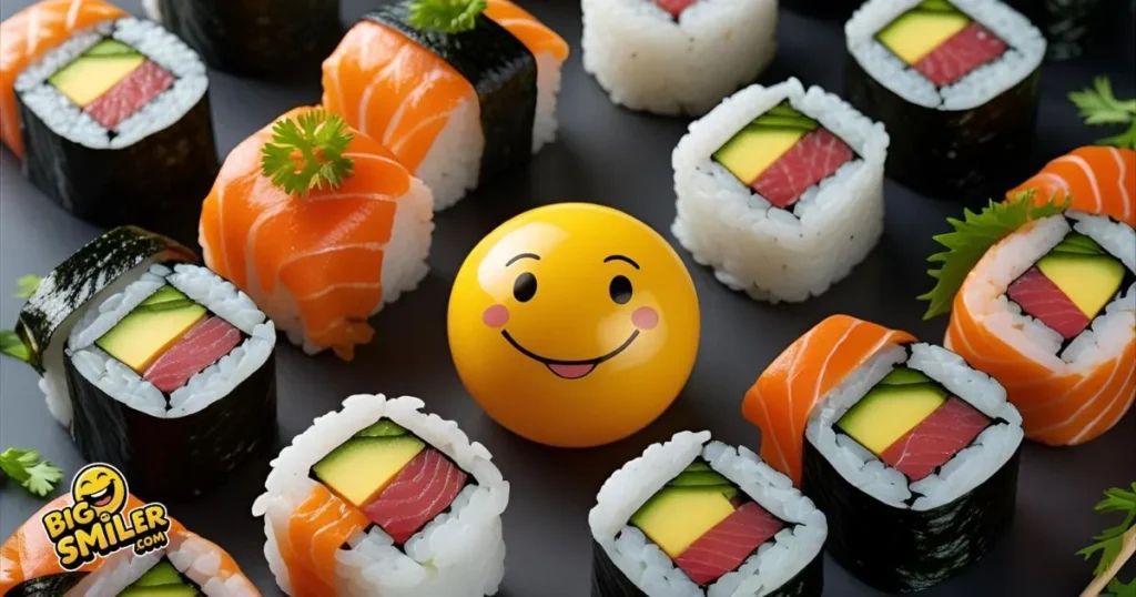 Funny Sushi Captions & Social Media Puns