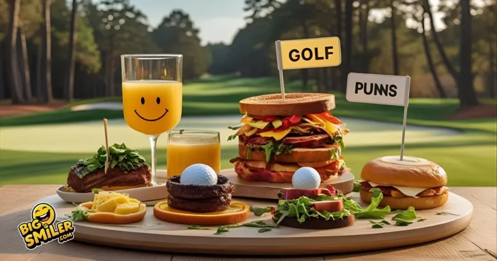 Golf Brunch Food Name Puns
