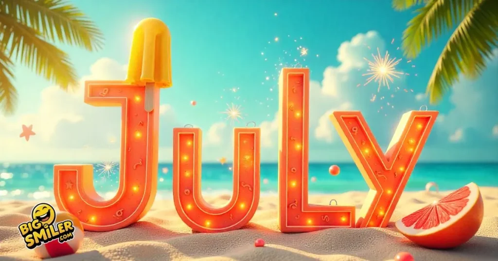 All Time Funny July Wordplay
