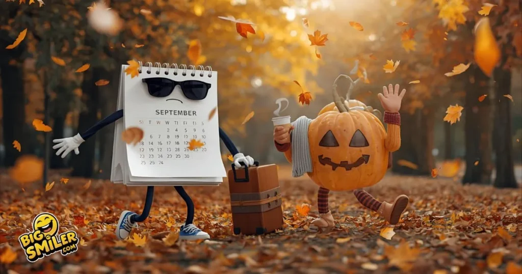 Bye Bye September Puns
