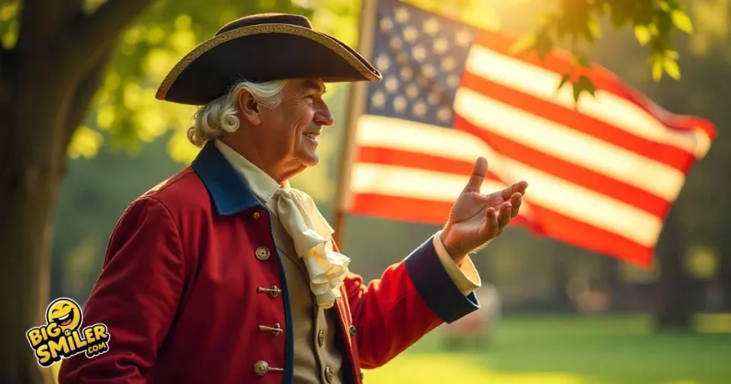 Colonial Humor for Fourth of July