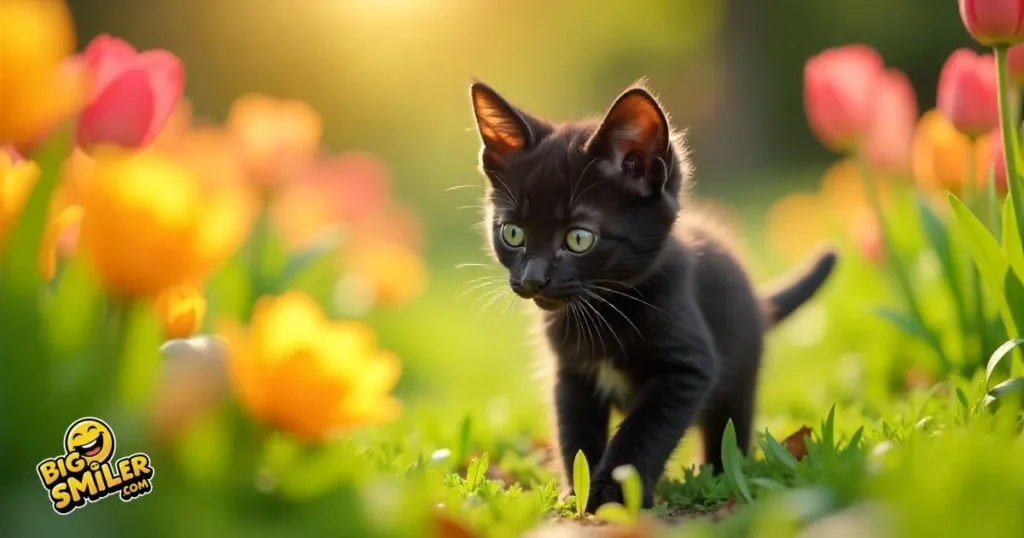 Cute Black Kitten Puns