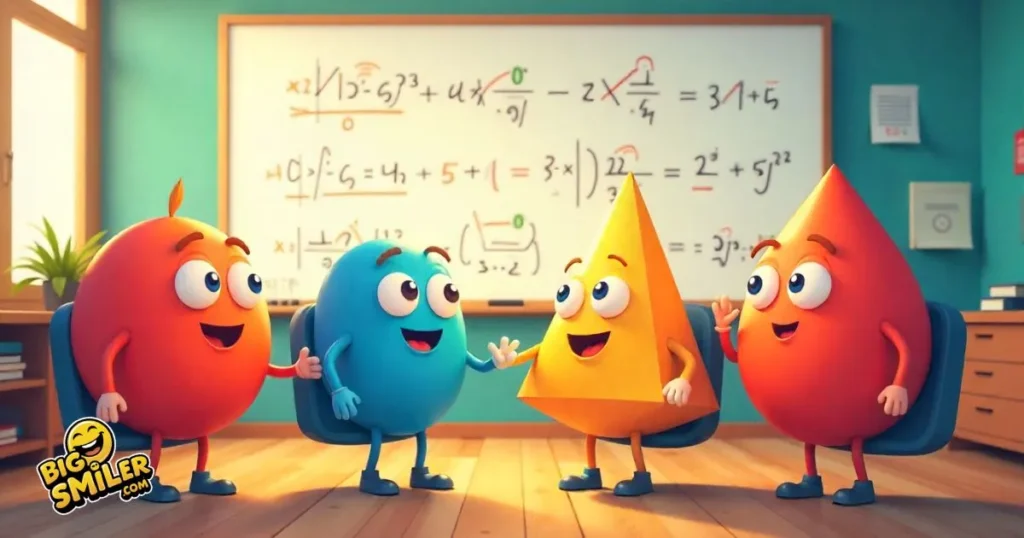 Geometry Jokes on Angles and Shapes