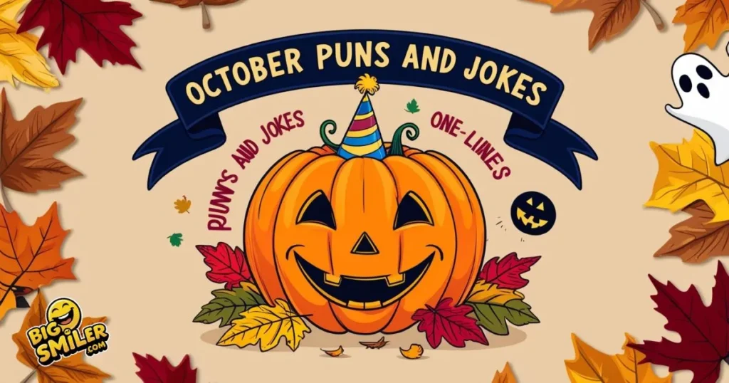 One Liners October Puns and Jokes