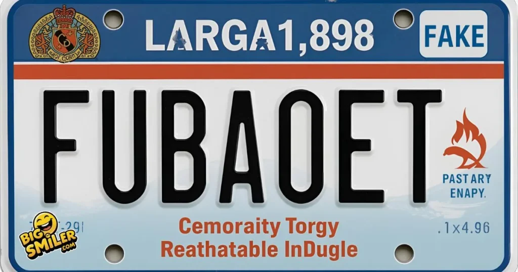 Short Fake License Puns