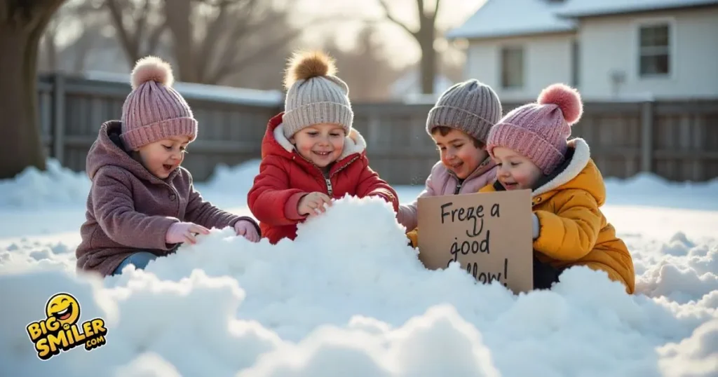 Snowy winter pun ideas