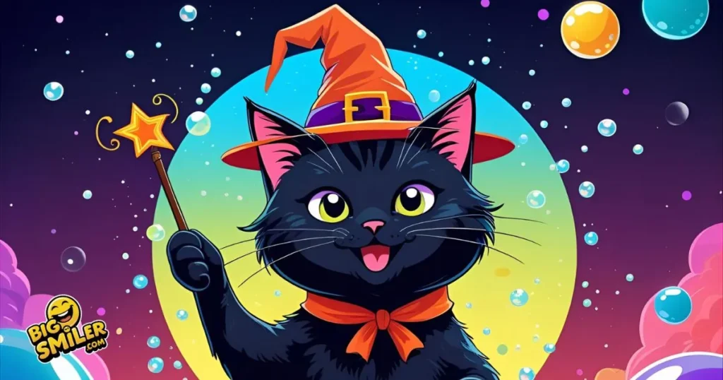 Witchy Black Cat Jokes For Kids