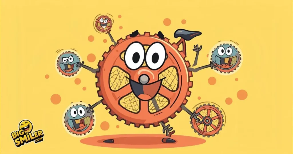 Spin Into Gear Puns