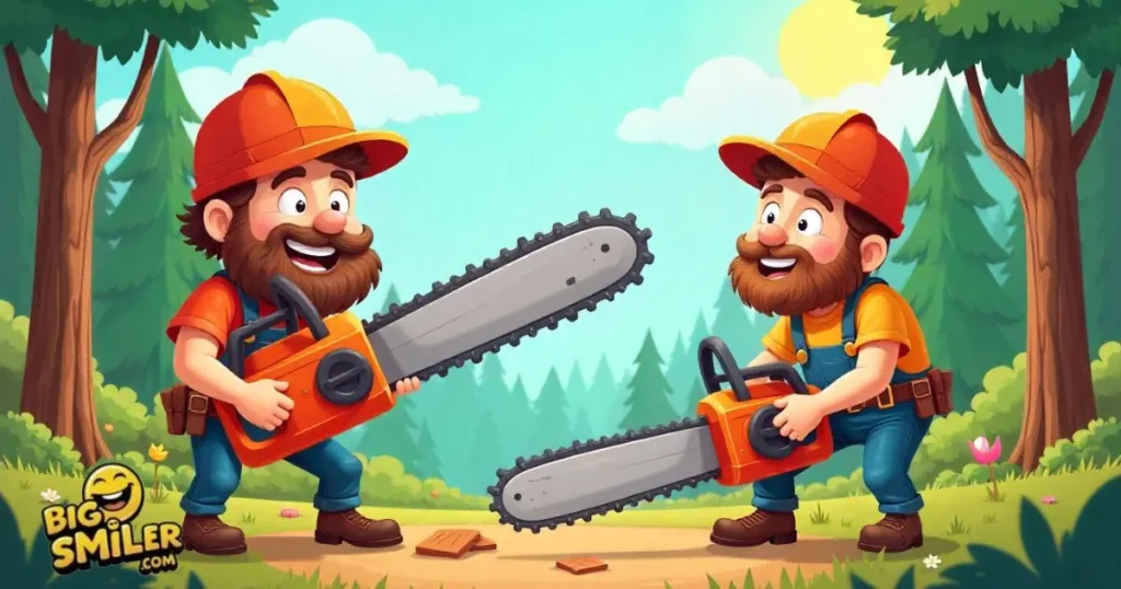 Chainsaws Invented Joke