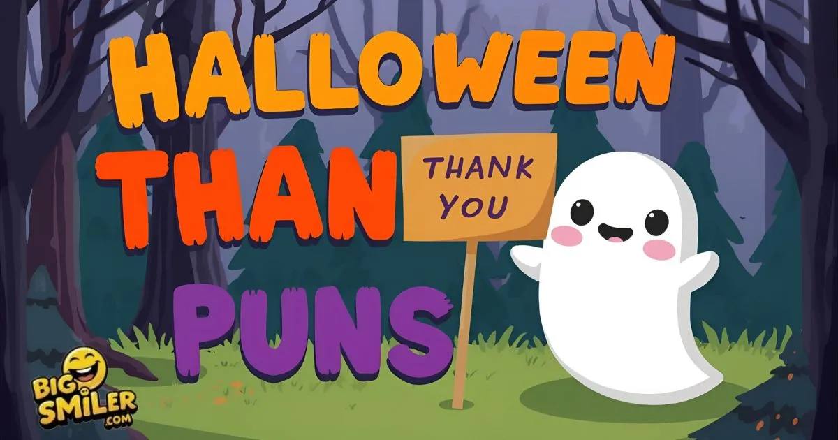 Halloween Thank You Puns