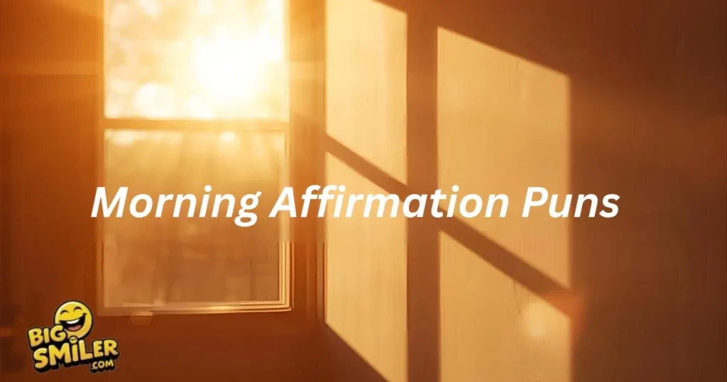 Morning Affirmation Puns