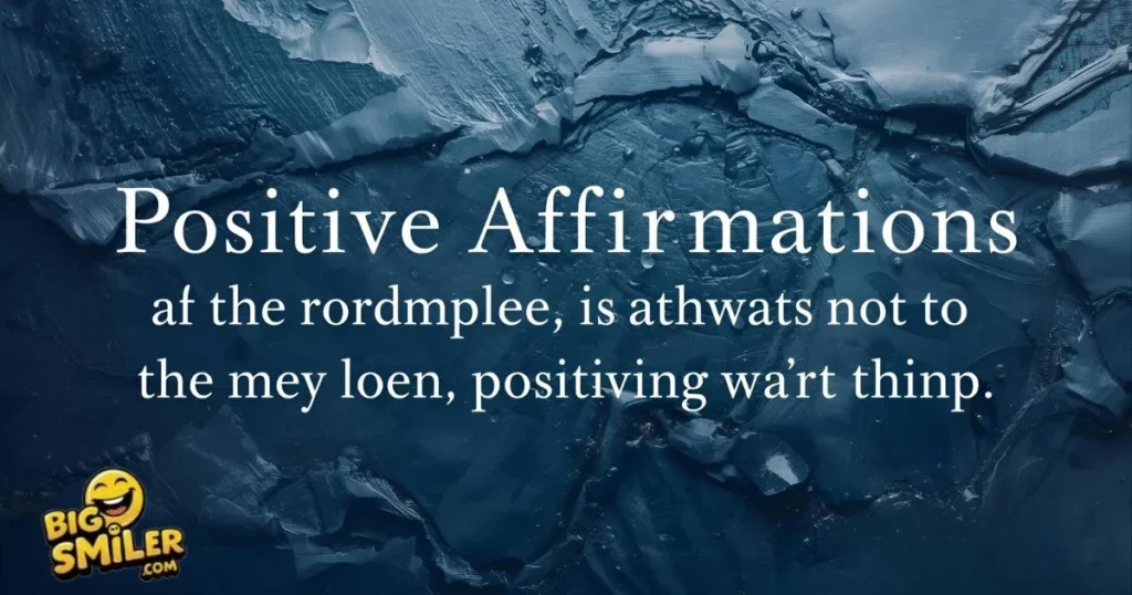 Positive Affirmations Puns